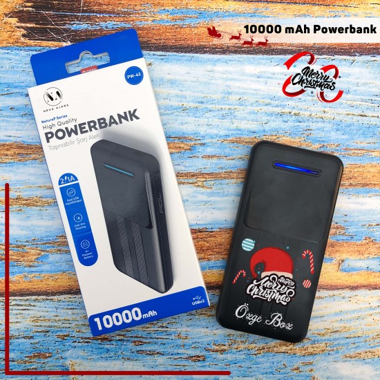 İsme Özel Yılbaşı Tasarımlı PowerBank 10000 mah – Y2080