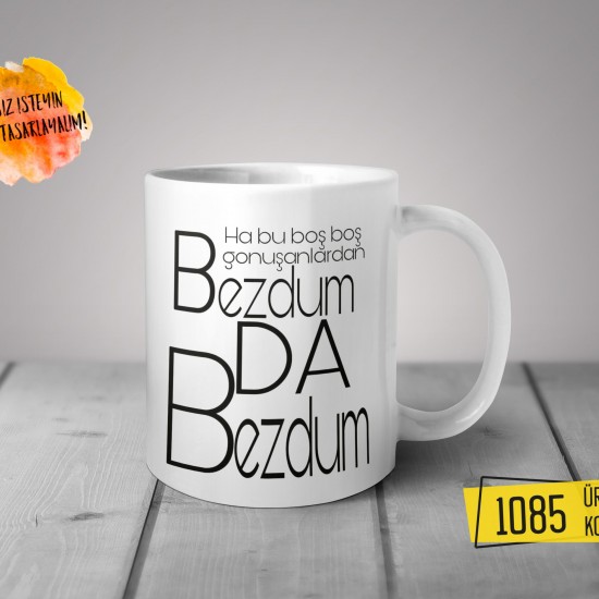 Kişiye Özel Baskılı Kupa-Yazılı Özel Tasarım Baskılı Kupa 1085