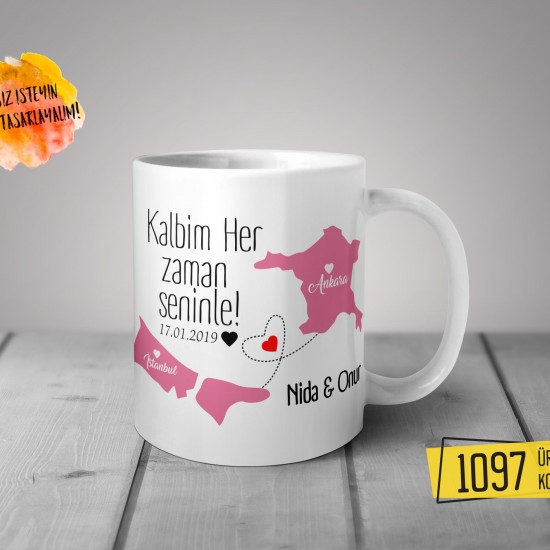 Kişiye Özel Baskılı Kupa-Aşkınıza Özel Tasarım Baskılı Kupa 1097