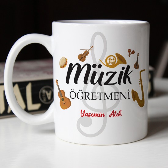 Öğretmenler Gününe Özel Kupa - Müzik Öğretmeni 091