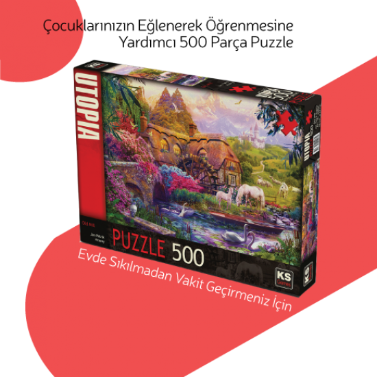 Old Mill 500 Parça Puzzle